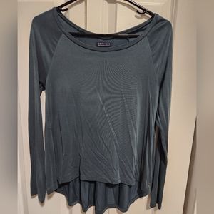Dark green long sleeve top